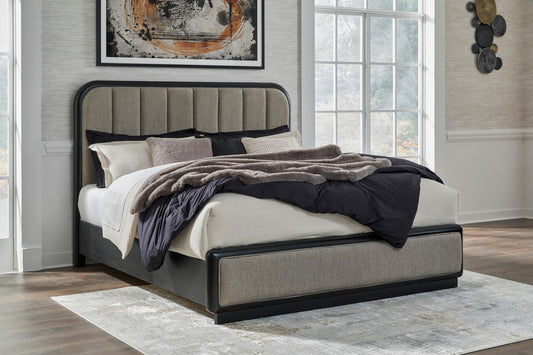 Rowanbeck Upholstered Panel Bed - alternate view