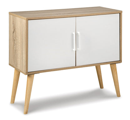 Orinfield 2-Door Accent Cabinet Natural Brown