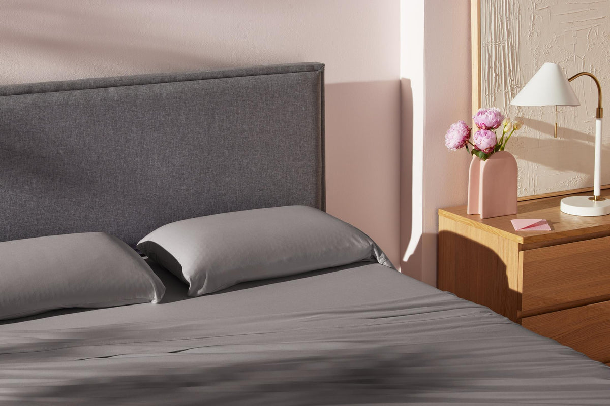 Purple Standard/Queen Stormy Grey Pillowcase Queen
