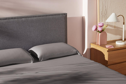 Purple Standard/Queen Stormy Grey Pillowcase Queen