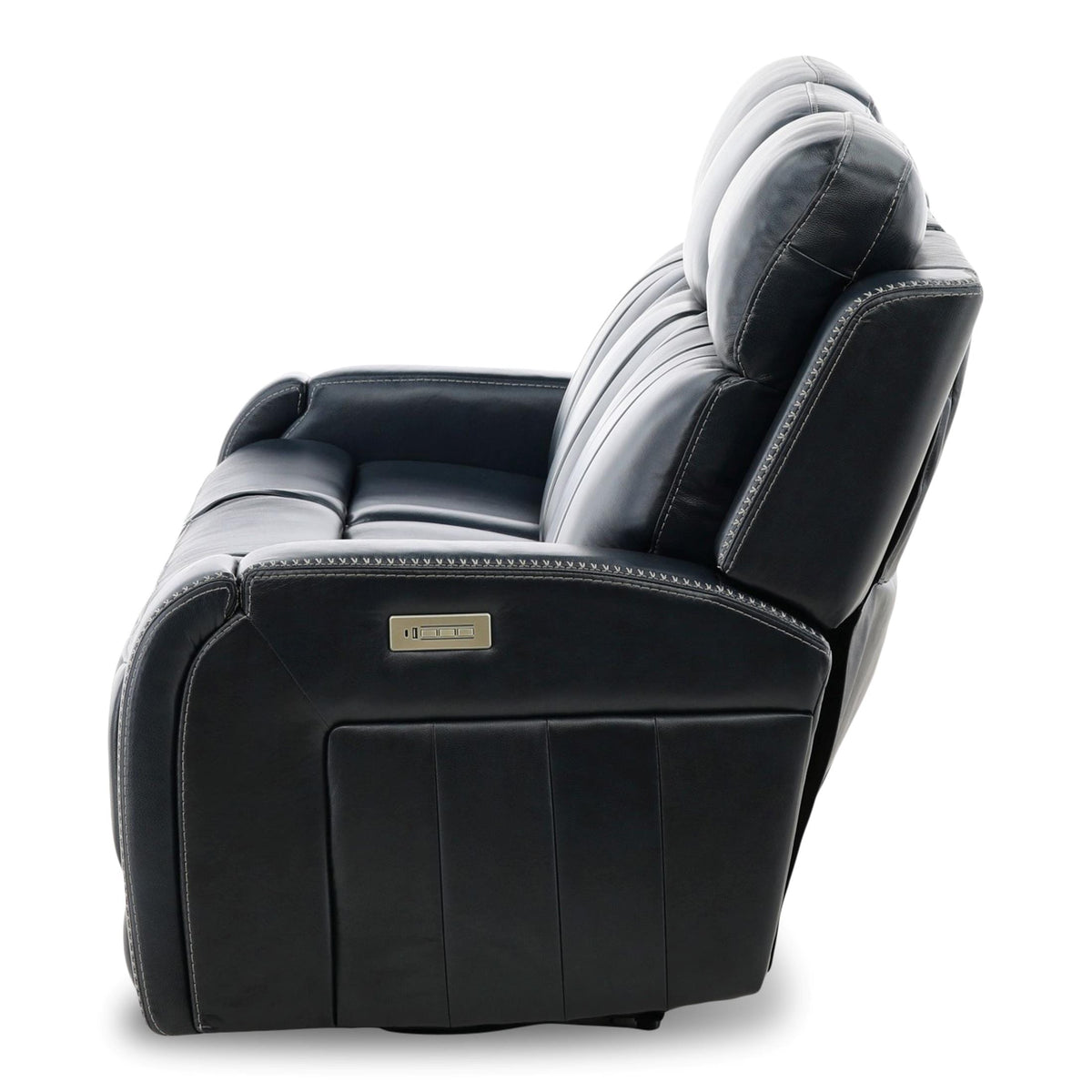 Hampton Leather Home Theater Sofa