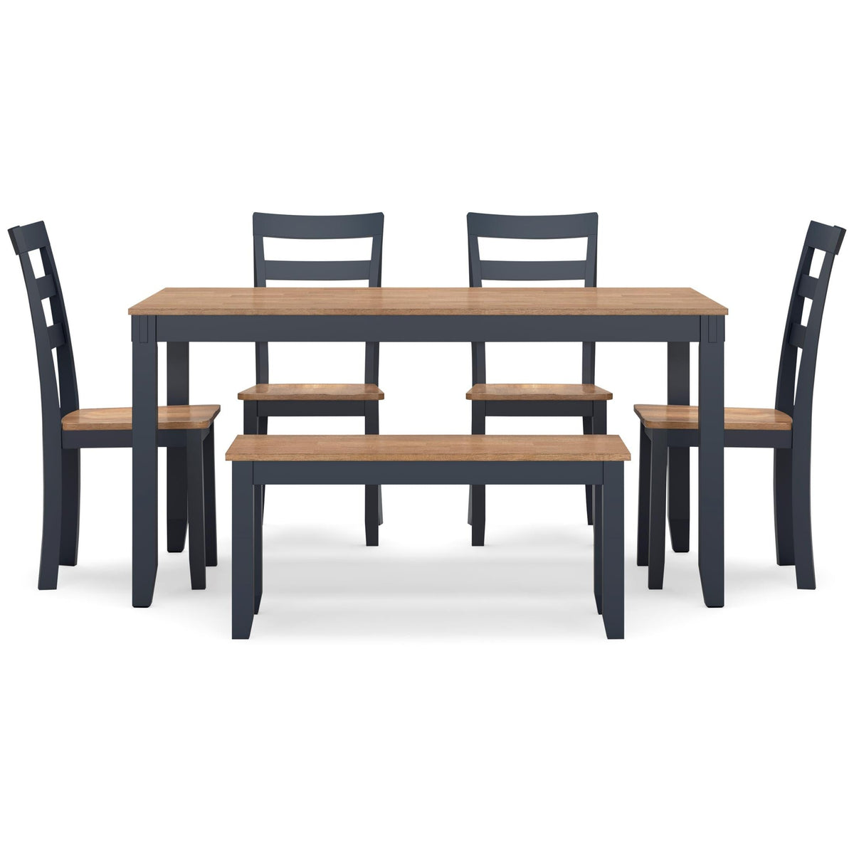 Gesthaven 6-Piece Dining Set Blue