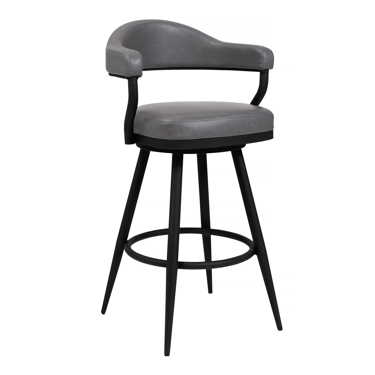 Amador 26" Counter Height Barstool Gray