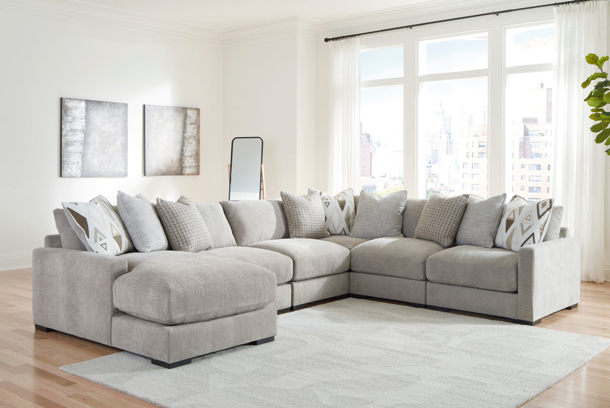 Aslan Court 6-Piece Sectional with Chaise