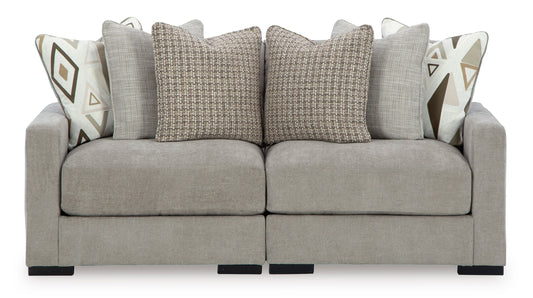 Aslan Court 2-Piece Loveseat Sectional