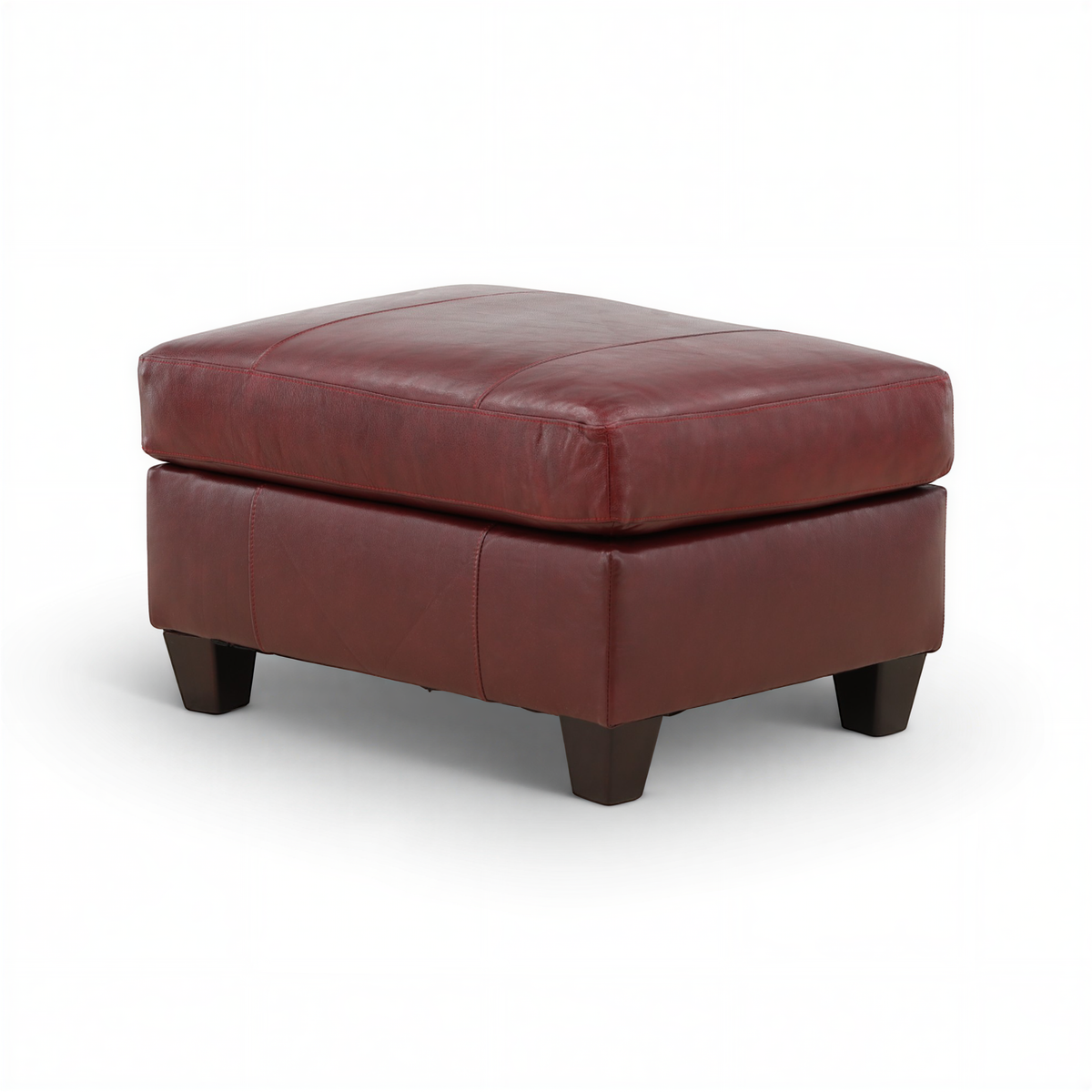 Marcellus Leather Ottoman