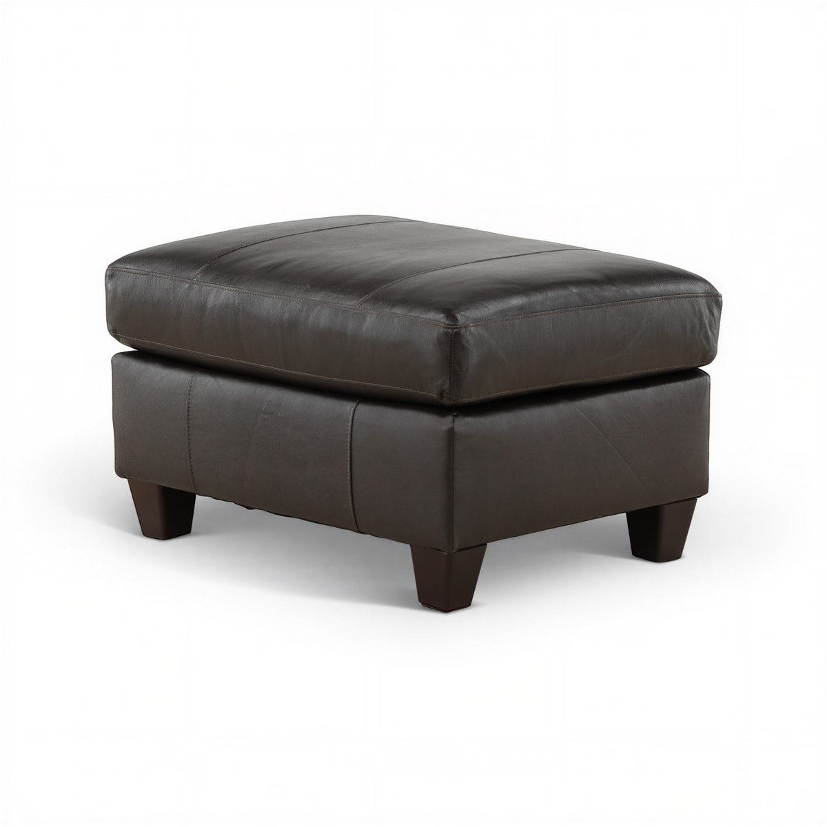 Marcellus Leather Ottoman