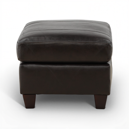 Marcellus Leather Ottoman