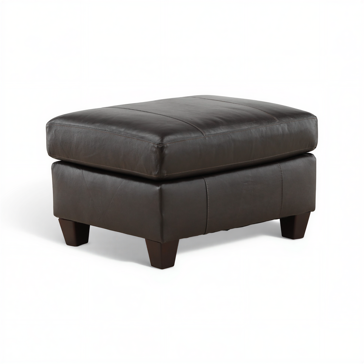 Marcellus Leather Ottoman