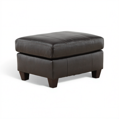 Marcellus Leather Ottoman