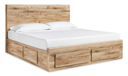 Hyanna Panel Storage Bed with 1 Under Bed Storage Drawer King