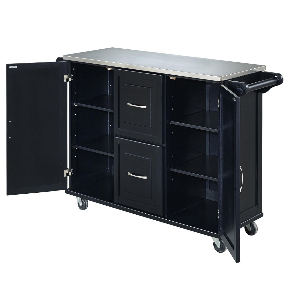 Dolly Madison 2 Drawer Kitchen Cart
