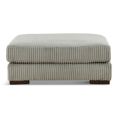 Ashley Lindyn Oversized Accent Ottoman Fog