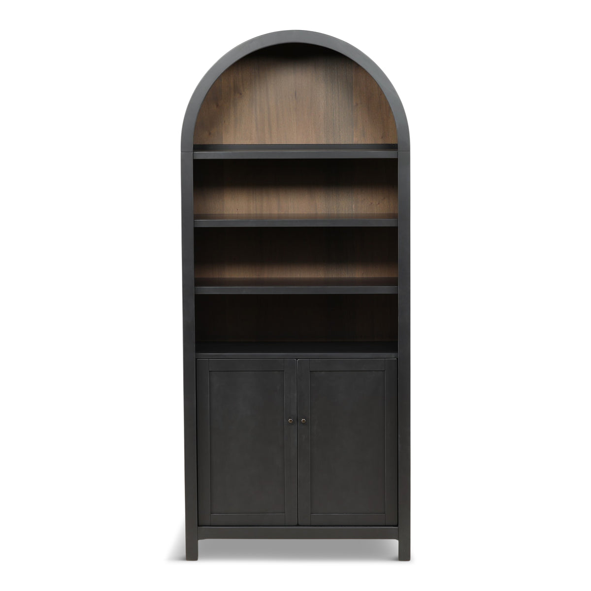 Sloan Arched Display Cabinet Black Magic