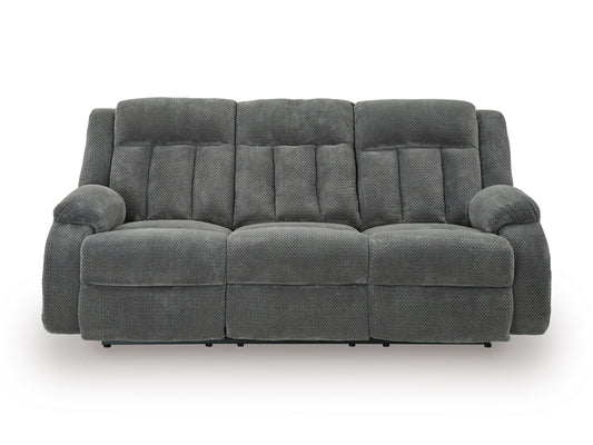 Greely Bend Power Reclining Sofa with Drop Down Table