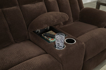 Greely Bend Power Reclining Console Loveseat
