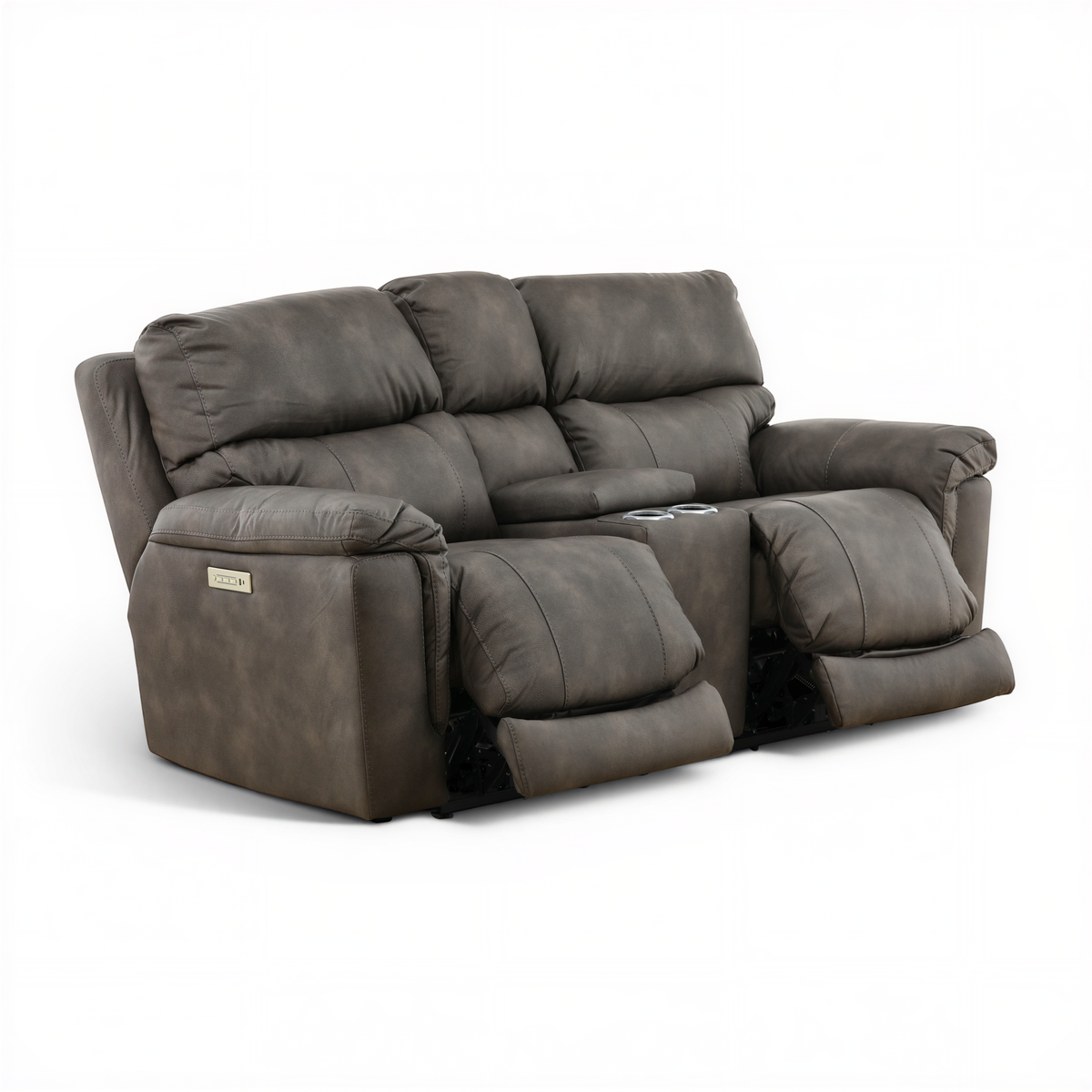Gale Triple Power Reclining Console Loveseat