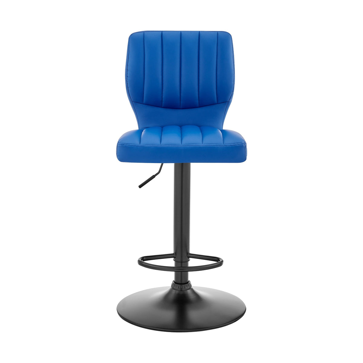 Bardot Adjustable Height Swivel Bar Stool Blue
