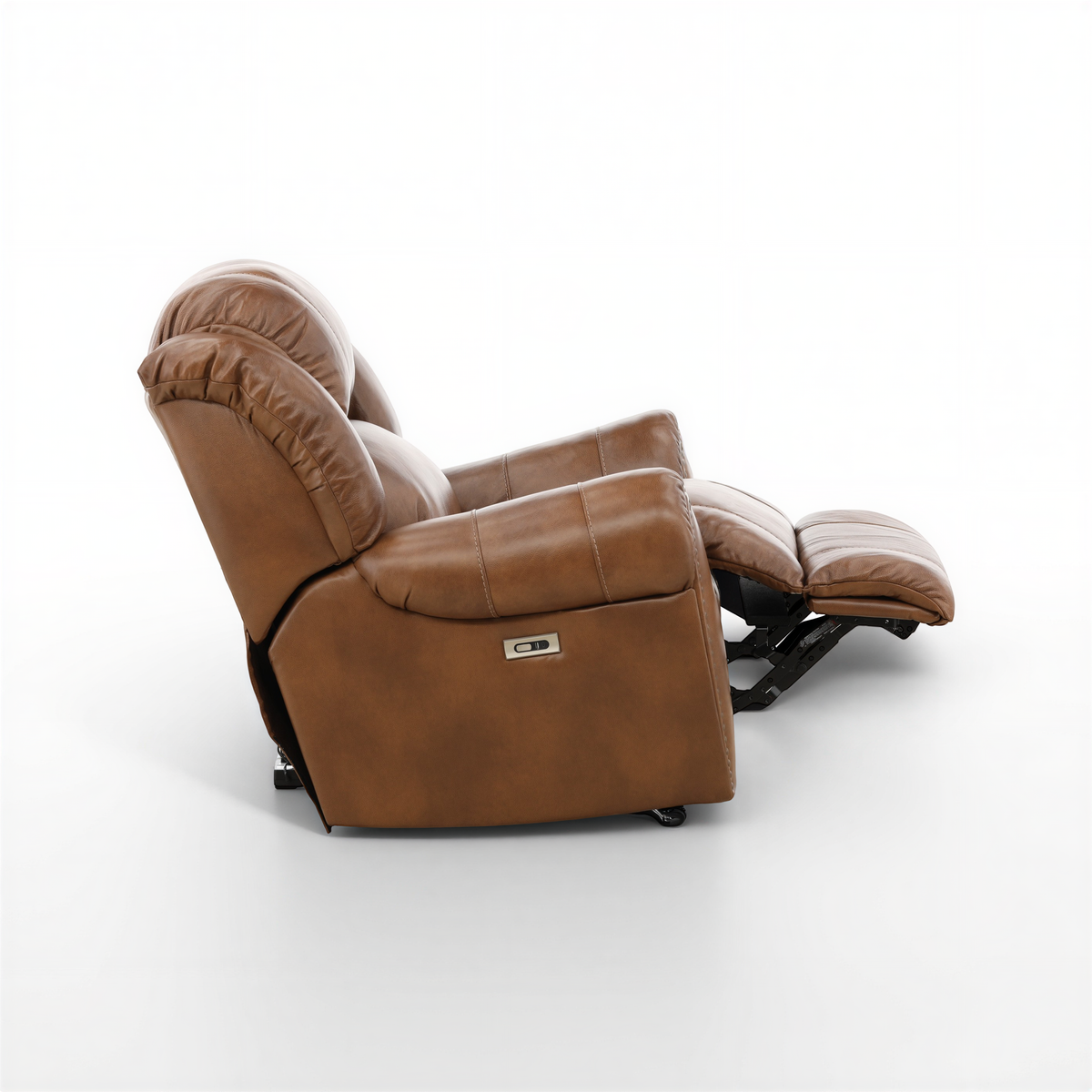 Falynn Leather Power Rocker Recliner