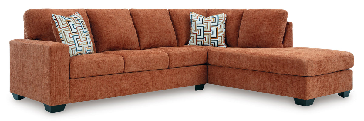 Aviemore 2-Piece Right-Facing Sectional with Chaise Spice