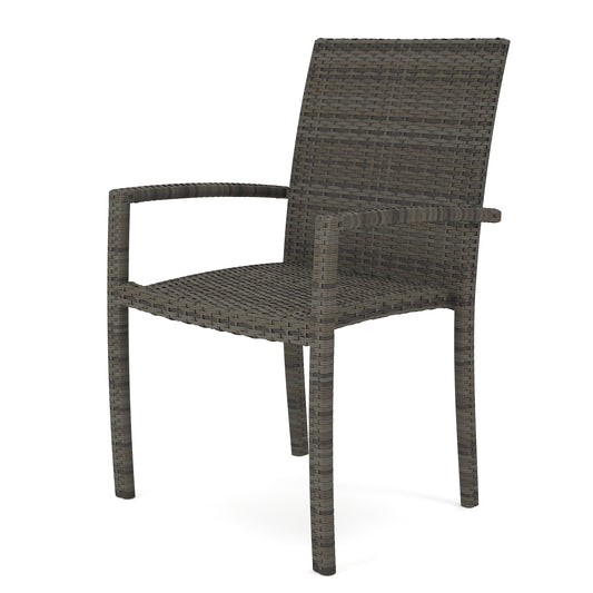 Chalfonte Outdoor Stacking Dining Patio Arm Chair - alternate view