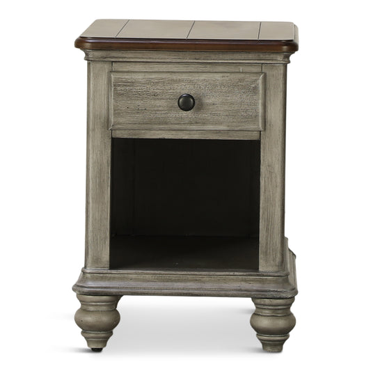 Flexsteel Farmhouse Chairside End Table