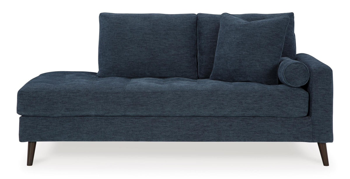 Bixler Right-Facing Corner Chaise Navy