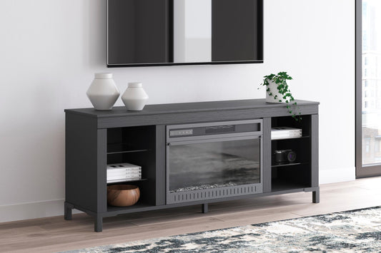 Cayberry 60" TV Stand with Electric Fireplace - alternate view