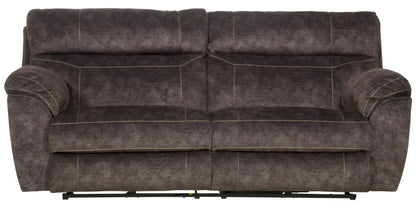 Harris Triple Power Reclining Sofa Smoke