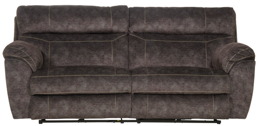 Harris Triple Power Reclining Sofa Smoke