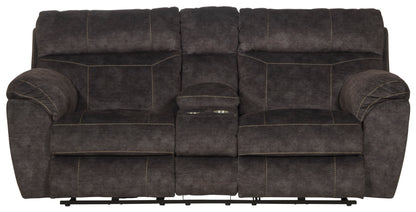 Harris Triple Power Console Loveseat Smoke