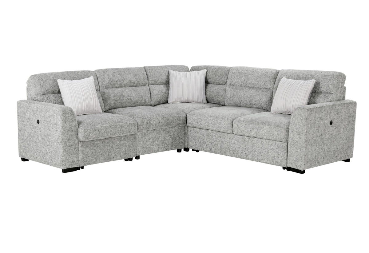 Bellerose 5-Piece Sectional with Pullout Sleeper