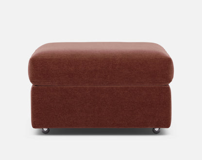 Modular One Storage Ottoman Merlot