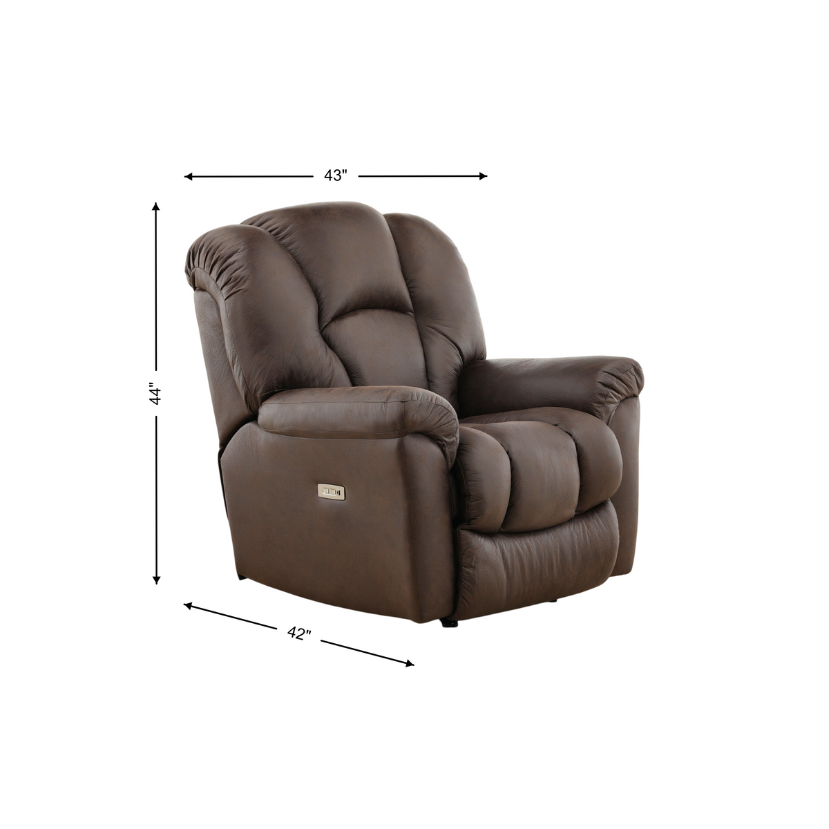 Jamie Power Rocker Recliner with Heat and Masage