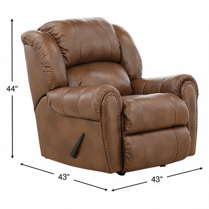 Falynn Leather Rocker Recliner