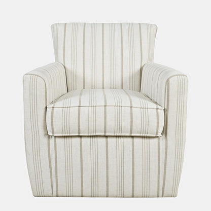 Hensley Swivel Accent Chair Beige