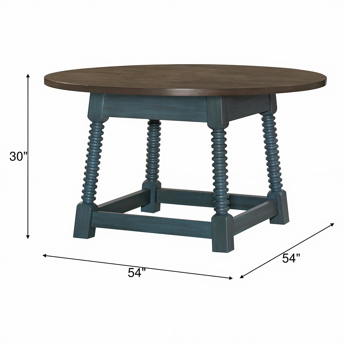Lakehouse Round Pedestal Dining Table