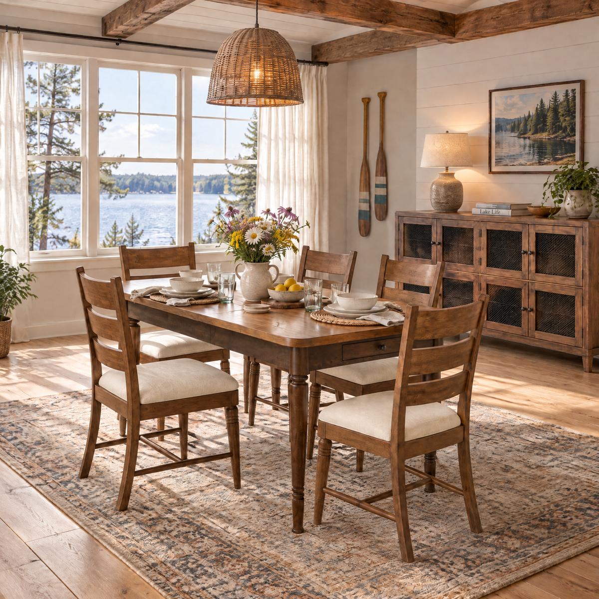 Lakehouse Ladderback Side Chair