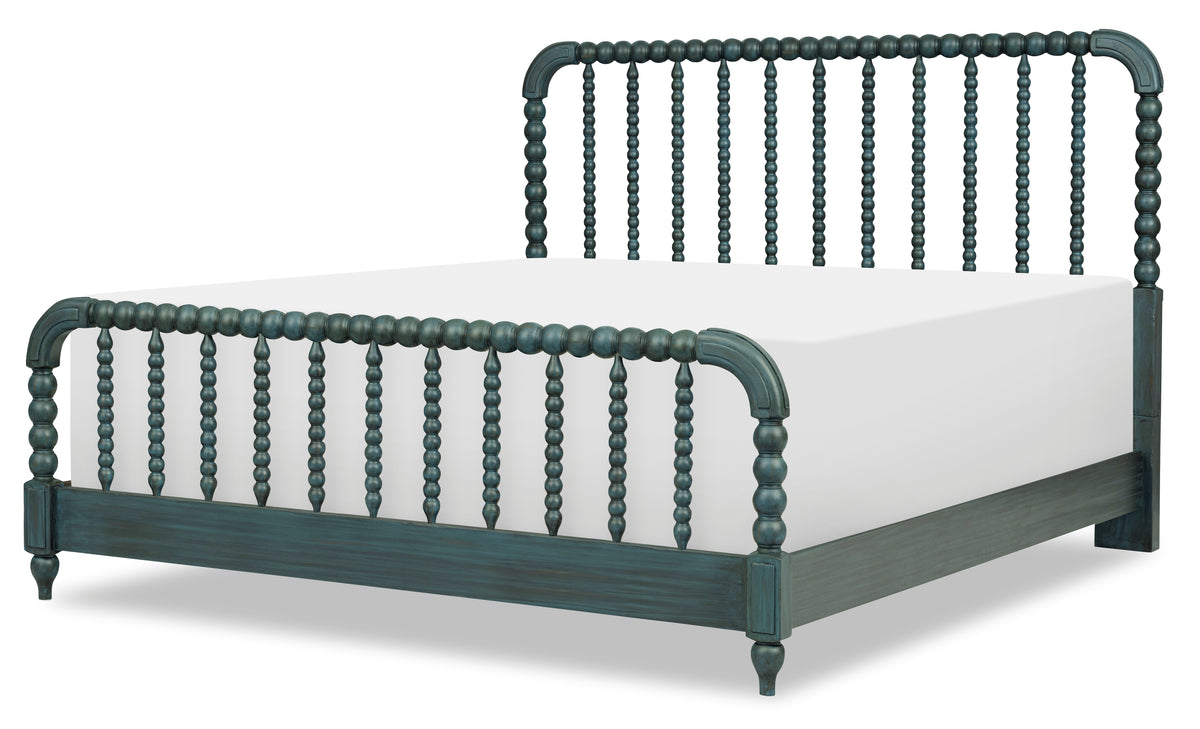 Lakehouse Panel Bed Full Sea Glass