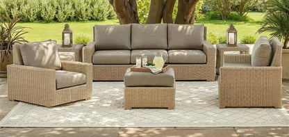 Sydney Outdoor Patio Swivel Glider w/Cushion