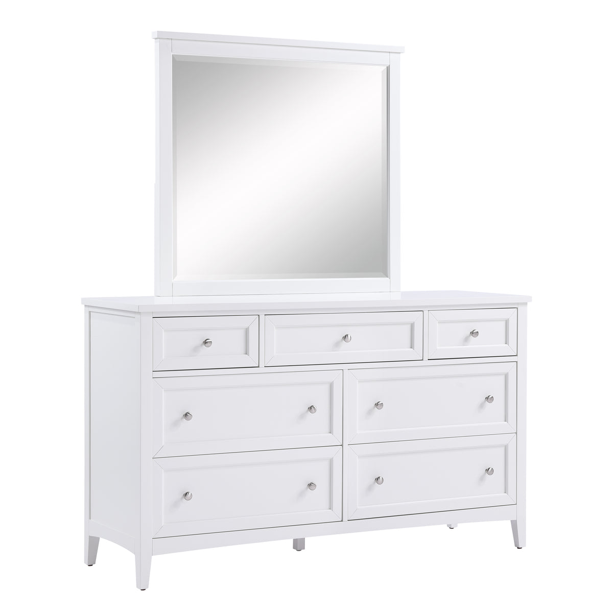 Oakley Bedroom Mirror White