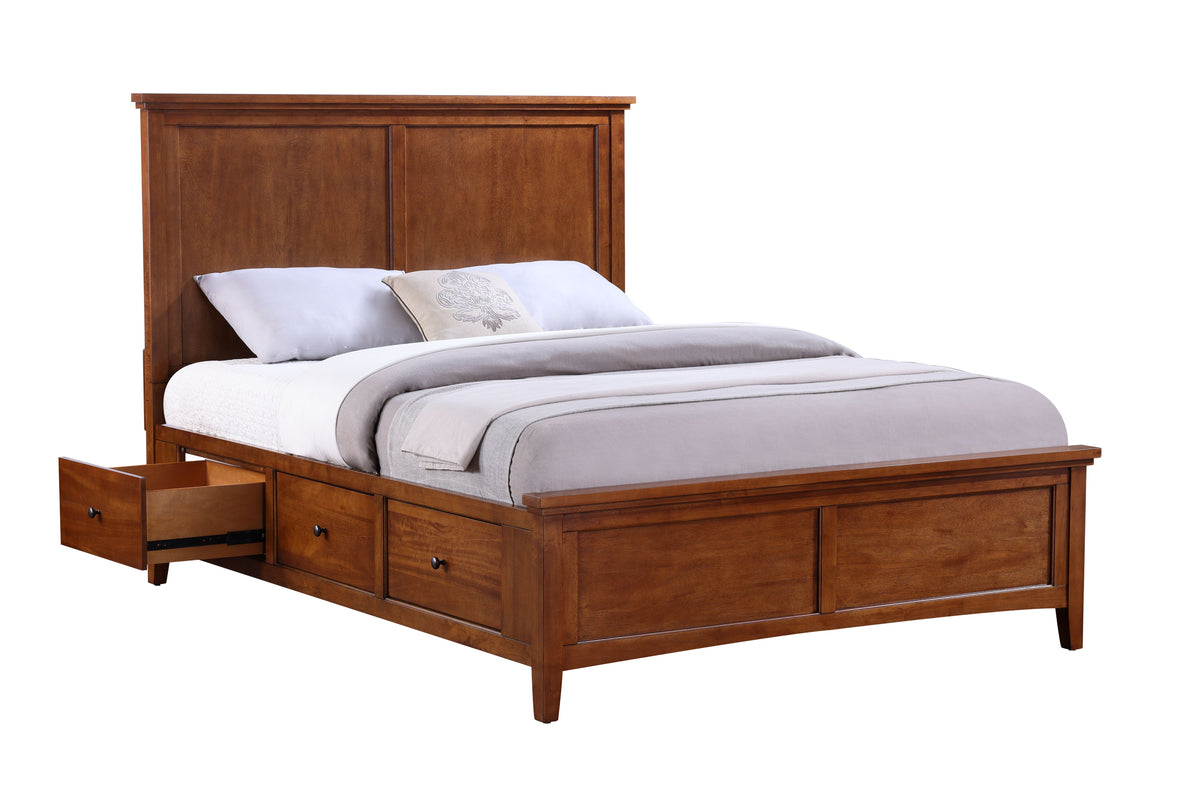 Oakley Queen Storage Bed Cherry