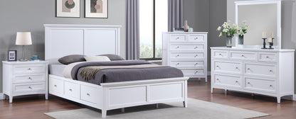 Oakley 3-Piece King Storage Bedroom Set White