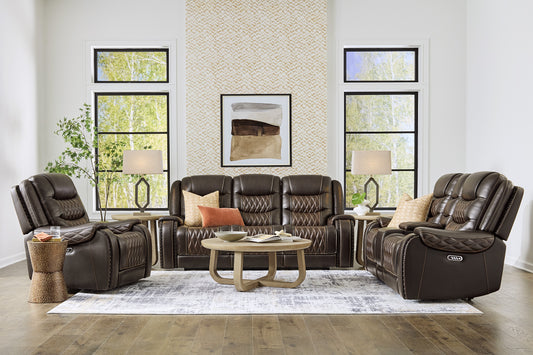 Marquee Leather Power Recliner - alternate view