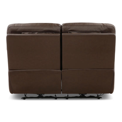 Flexsteel Walker Leather Power Reclining Loveseat