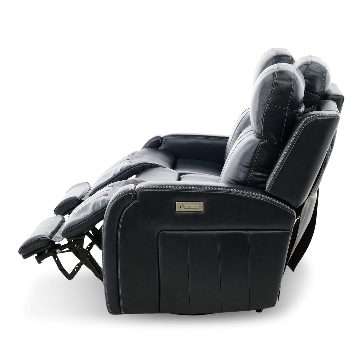 Hampton Leather Home Theater Sofa