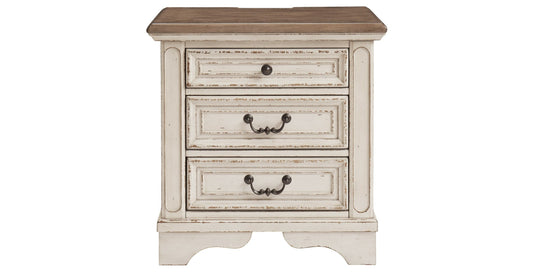 Realyn Nightstand White
