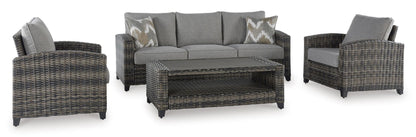 Ashley Oasis Court 4-Piece Outdoor Set