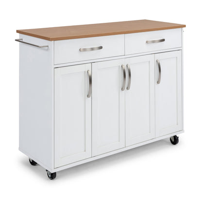 Storage Plus Kitchen Cart White