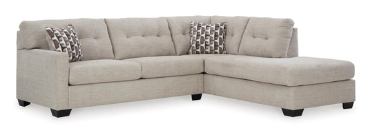 Ashley Mahoney 2-Piece Sectional with Chaise Pebble